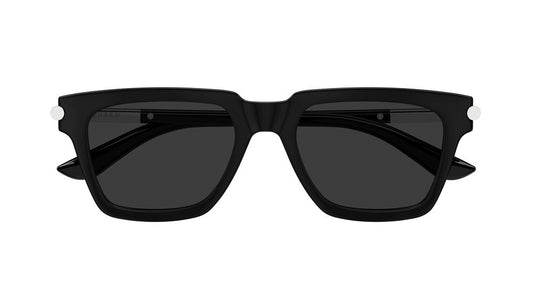 ALEXANDER MCQUEEN AM0519S 1 RECTANGULAR / BLACK