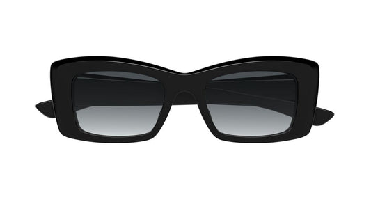 ALEXANDER MCQUEEN AM0526S 1 RECTANGULAR / BLACK