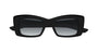 ALEXANDER MCQUEEN AM0526S 1 RECTANGULAR / BLACK