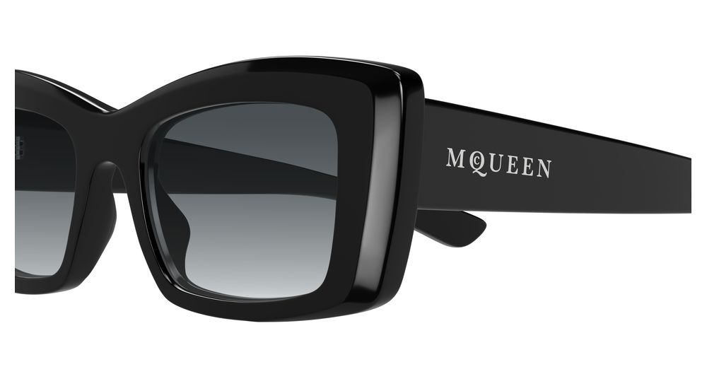 ALEXANDER MCQUEEN AM0526S 1 RECTANGULAR / BLACK