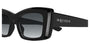 ALEXANDER MCQUEEN AM0526S 1 RECTANGULAR / BLACK
