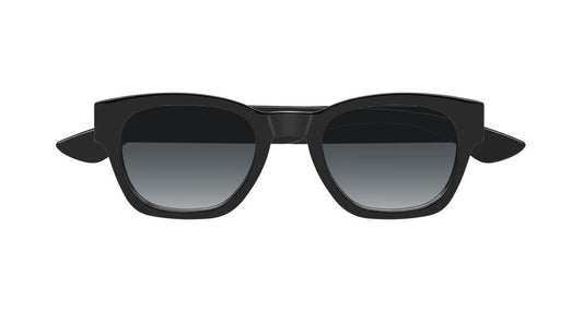 ALEXANDER MCQUEEN AM0530S 1 ROUND / BLACK