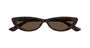ALEXANDER MCQUEEN AM0535S 2 ROUND / HAVANA