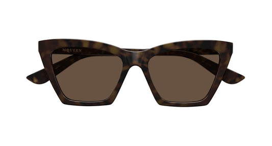 ALEXANDER MCQUEEN AM0536S 2 CAT EYE / HAVANA