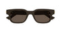 BOTTEGA VENETA BV1411S 3 RECTANGULAR / BROWN