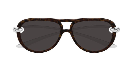 BOTTEGA VENETA BV1418S 2 PILOT / HAVANA