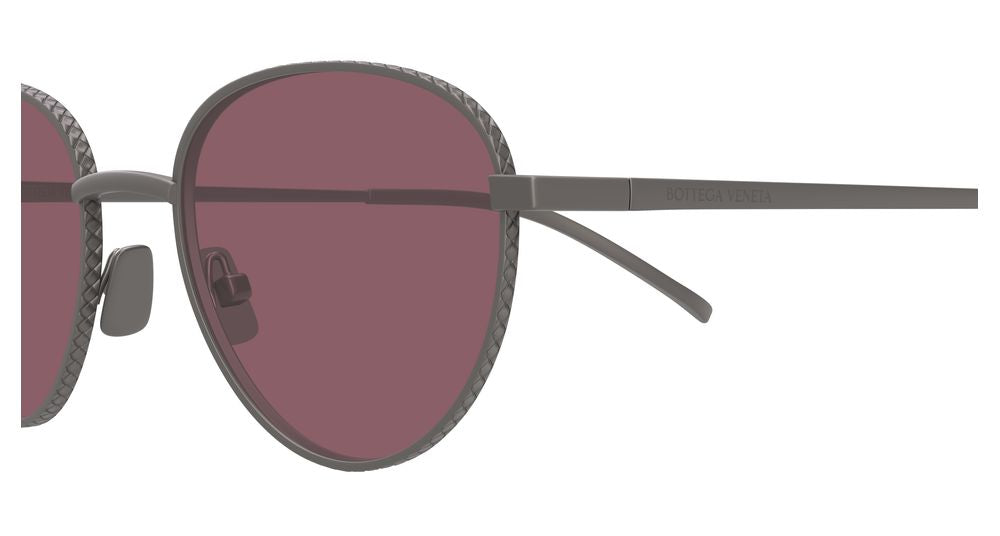 BOTTEGA VENETA BV1966S 3 ROUND / RUTHENIUM
