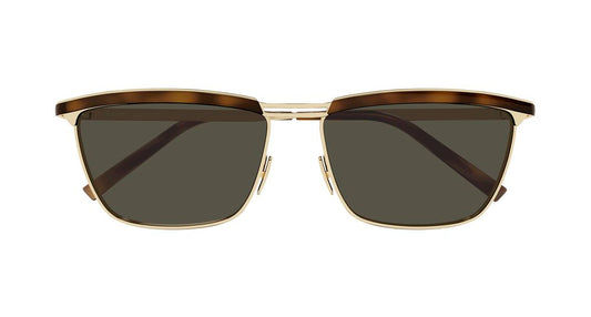 SAINT LAURENT SL 795 JOE 1 RECTANGULAR / GOLD