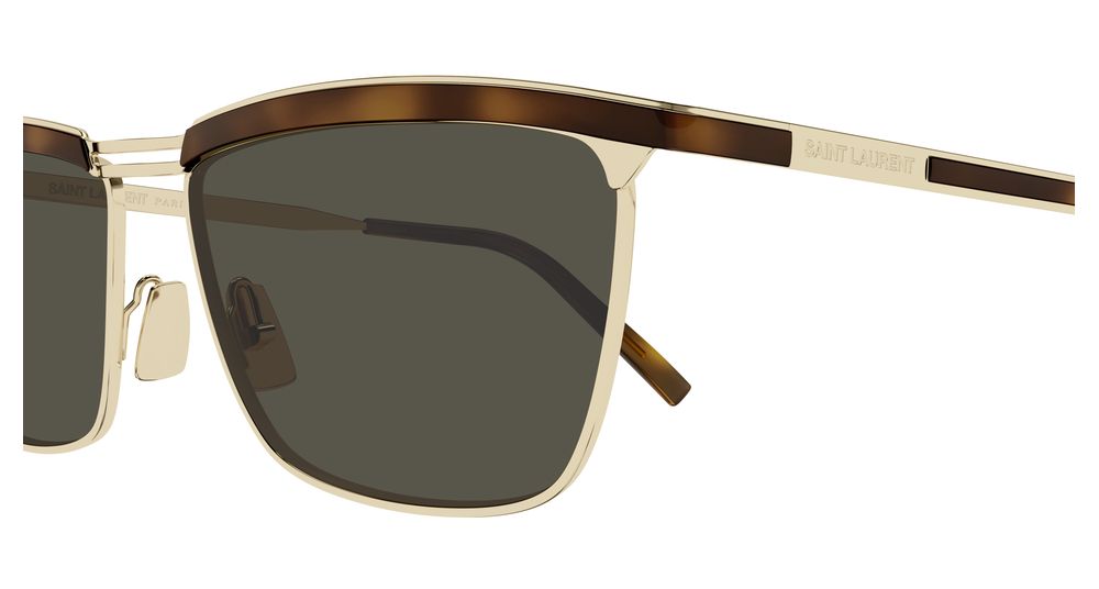 SAINT LAURENT SL 795 JOE 1 RECTANGULAR / GOLD