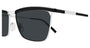 SAINT LAURENT SL 795 JOE 3 RECTANGULAR / SILVER
