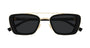 SAINT LAURENT SL 825 1 RECTANGULAR / BLACK