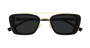 SAINT LAURENT SL 825 1 RECTANGULAR / BLACK