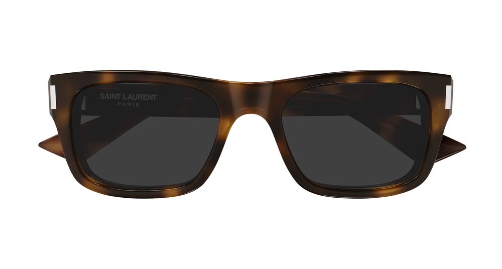 SAINT LAURENT SL 83 2 RECTANGULAR / HAVANA