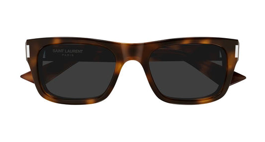 SAINT LAURENT SL 83 2 RECTANGULAR / HAVANA