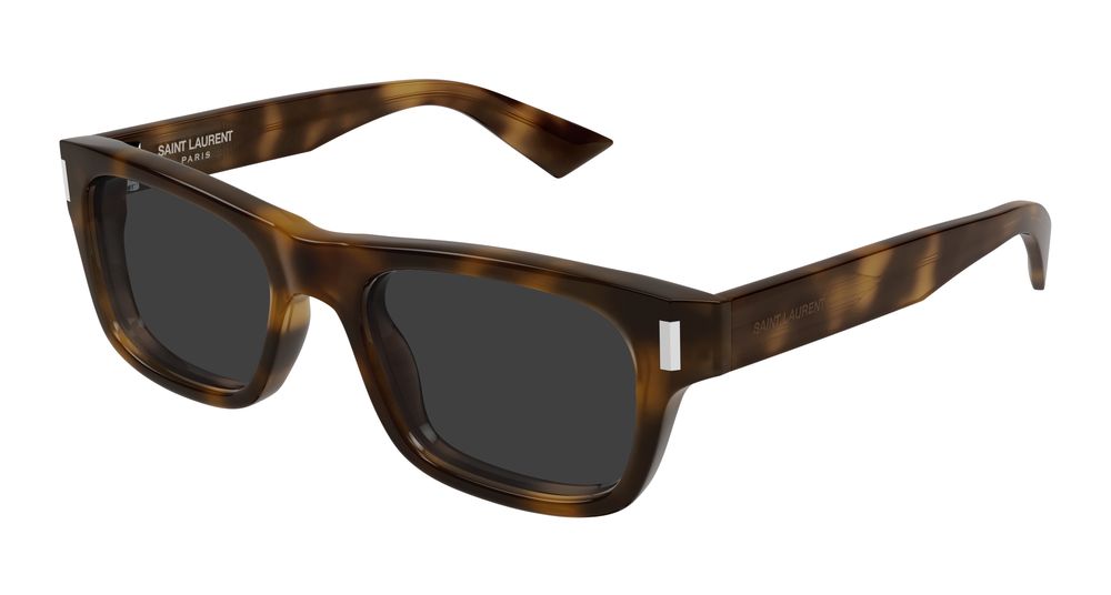 SAINT LAURENT SL 83 2 RECTANGULAR / HAVANA