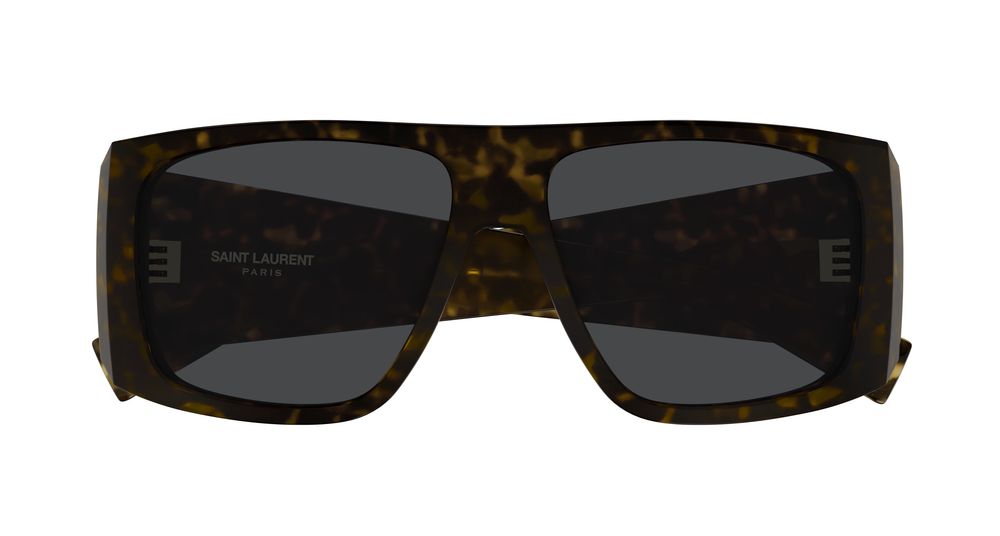 SAINT LAURENT SL 832 2 RECTANGULAR / HAVANA