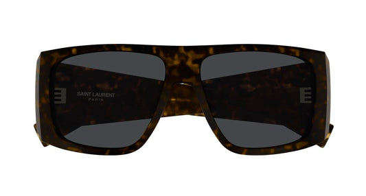 SAINT LAURENT SL 832 2 RECTANGULAR / HAVANA
