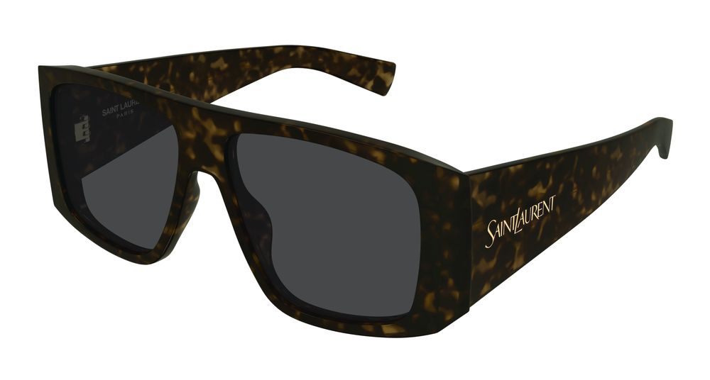 SAINT LAURENT SL 832 2 RECTANGULAR / HAVANA