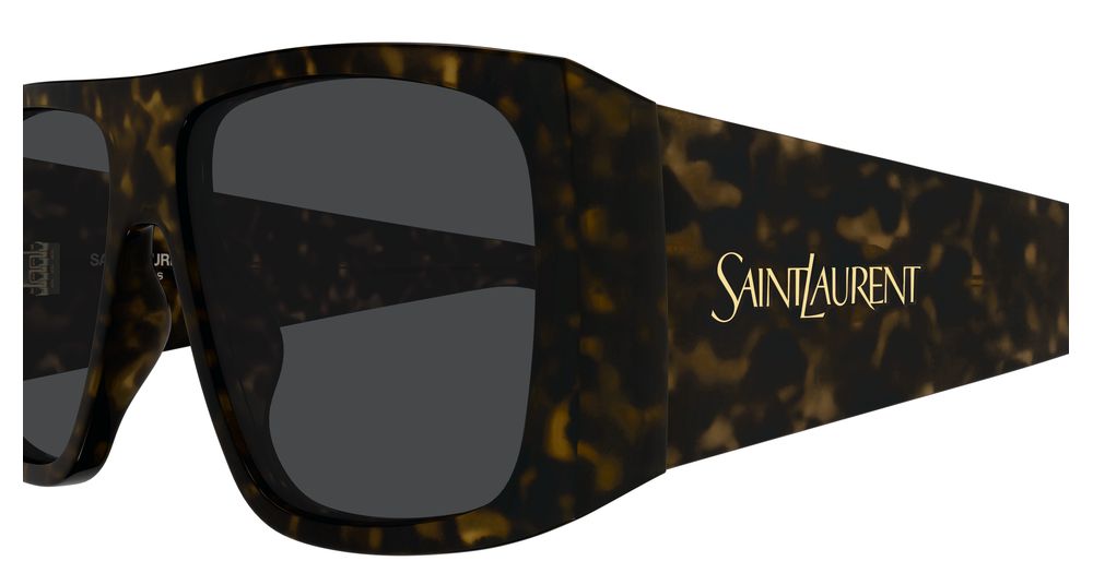 SAINT LAURENT SL 832 2 RECTANGULAR / HAVANA