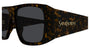 SAINT LAURENT SL 832 2 RECTANGULAR / HAVANA
