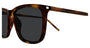SAINT LAURENT SL 851 3 RECTANGULAR / HAVANA