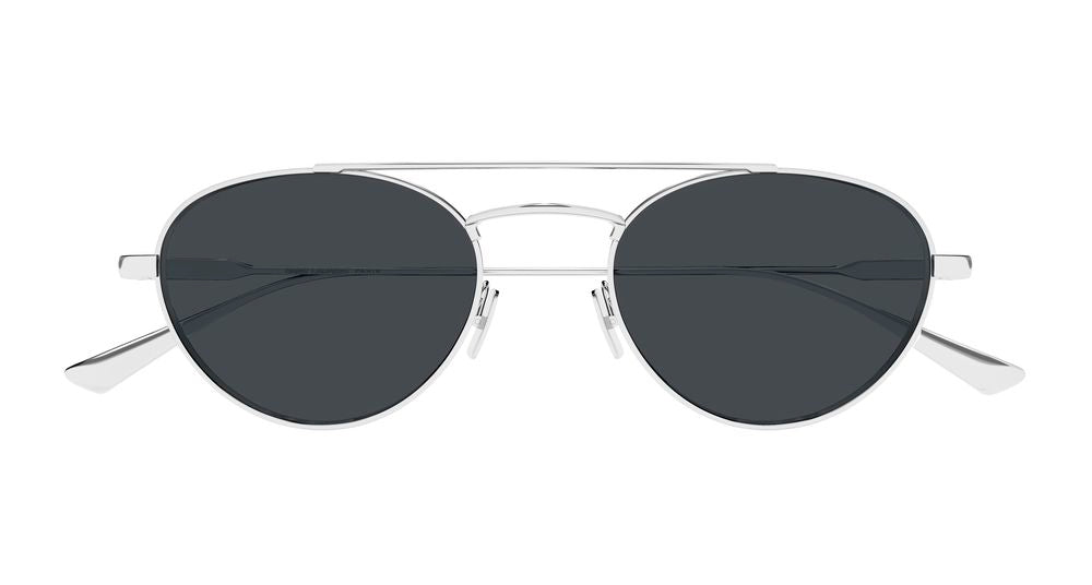 SAINT LAURENT SL 97 2 ROUND / SILVER