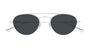 SAINT LAURENT SL 97 2 ROUND / SILVER