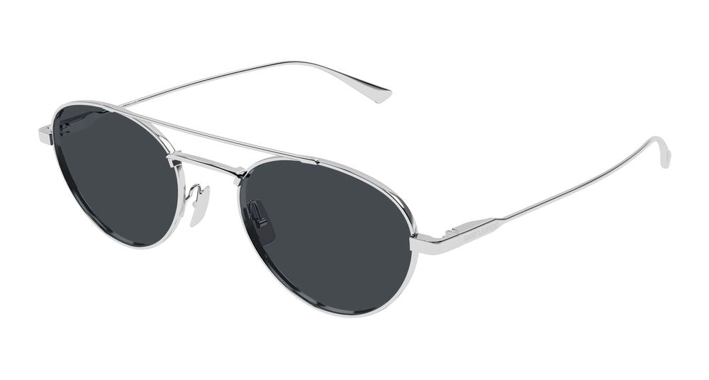 SAINT LAURENT SL 97 2 ROUND / SILVER