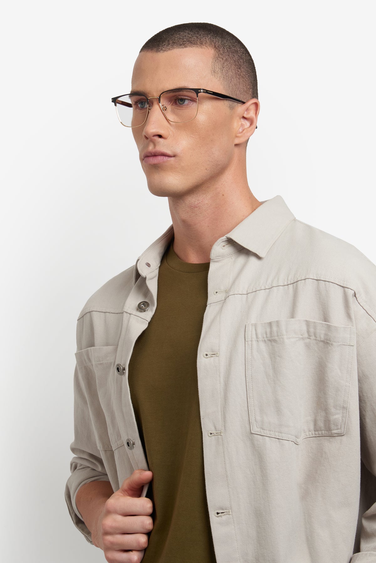 CARRERA 353 RHL RECTANGULAR / GOLD