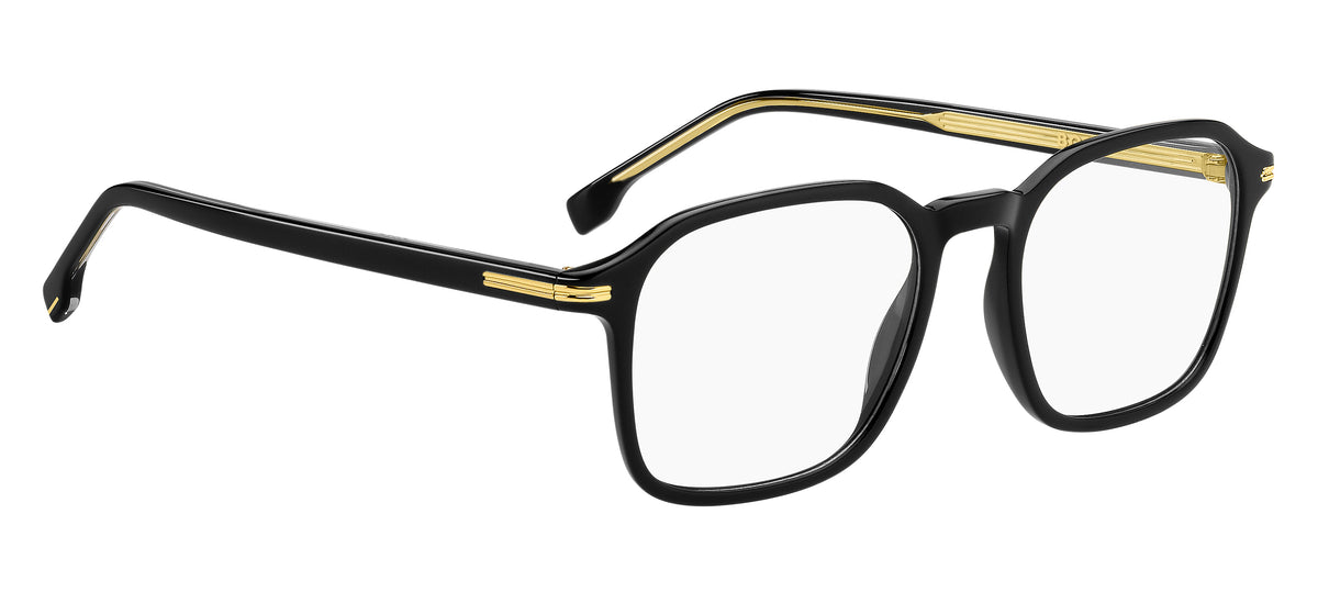 HUGO BOSS 1629 807 RECTANGULAR / BLACK