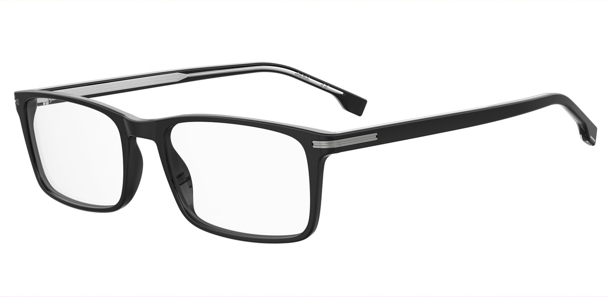 HUGO BOSS 1630 807 RECTANGULAR / BLACK