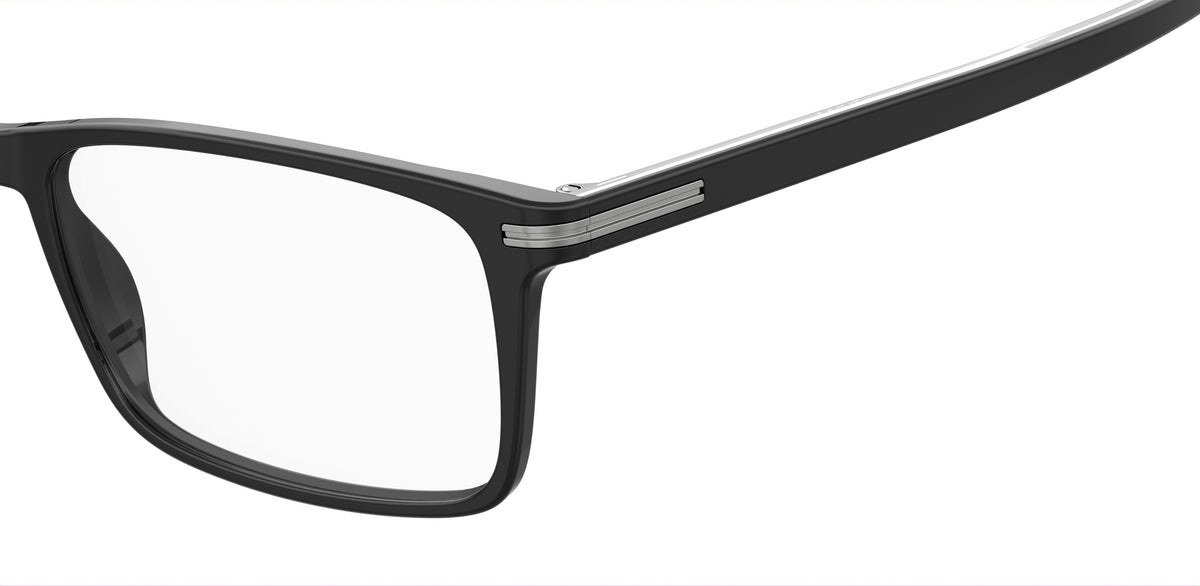 HUGO BOSS 1630 807 RECTANGULAR / BLACK