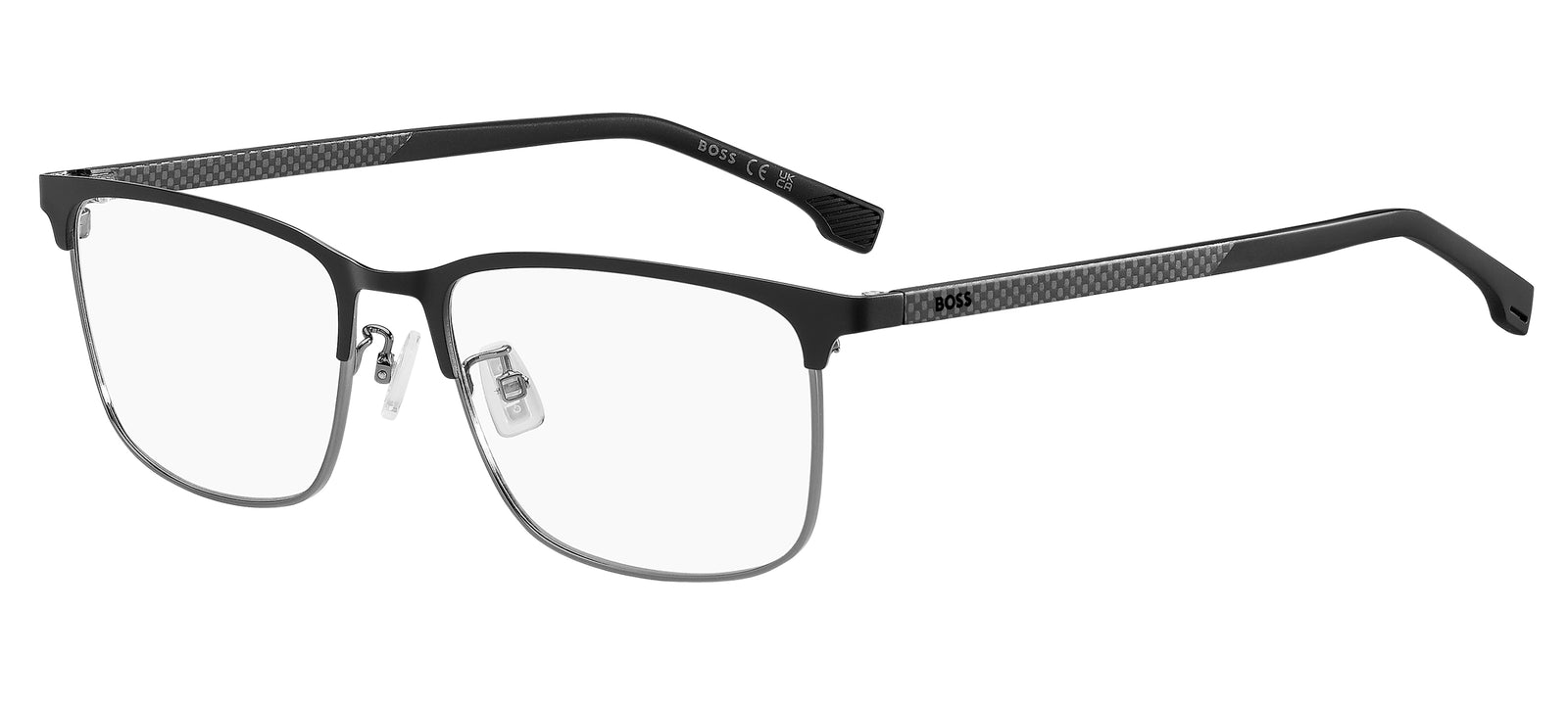 HUGO BOSS 1802/F RZZ RECTANGULAR / SILVER