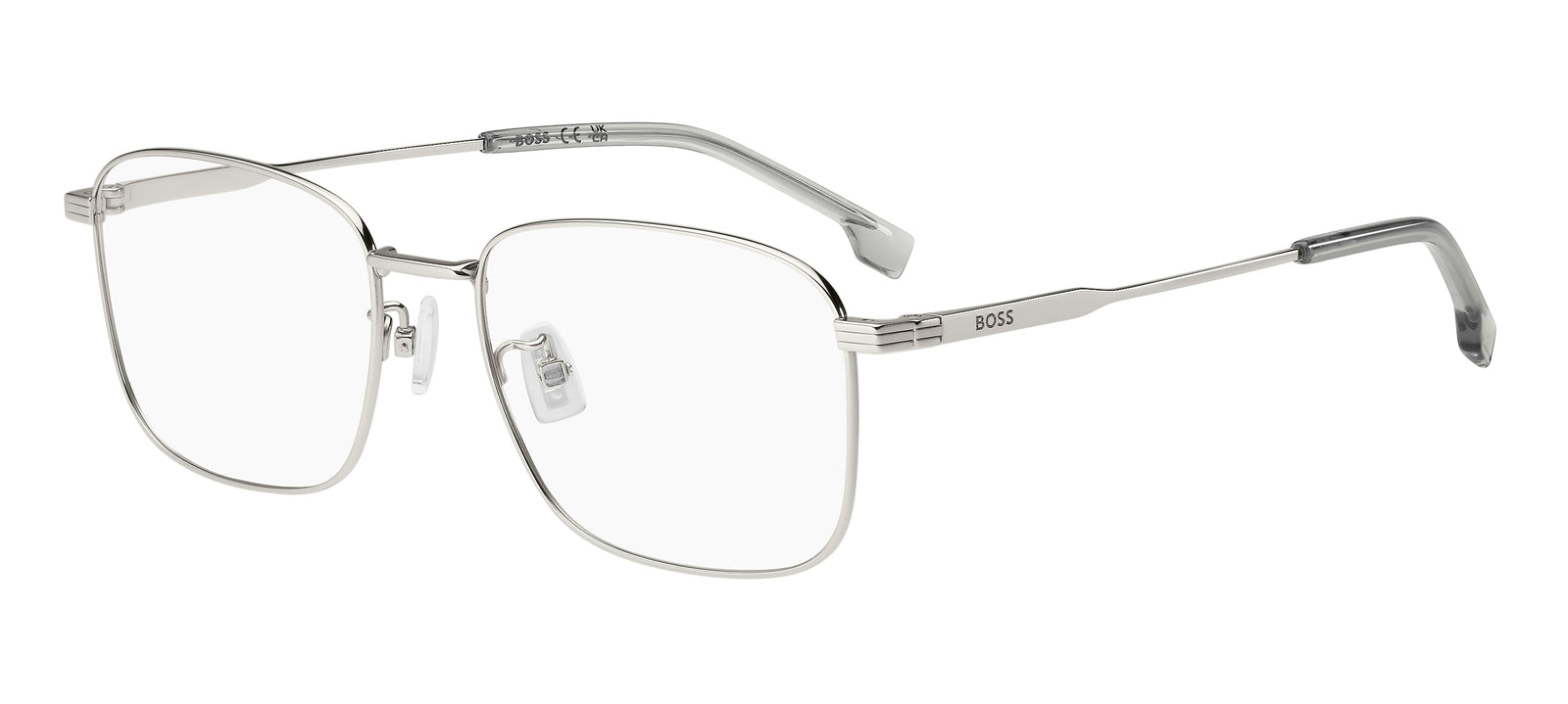 HUGO BOSS 1798/F 010 RECTANGULAR / SILVER