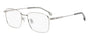 HUGO BOSS 1798/F 010 RECTANGULAR / SILVER
