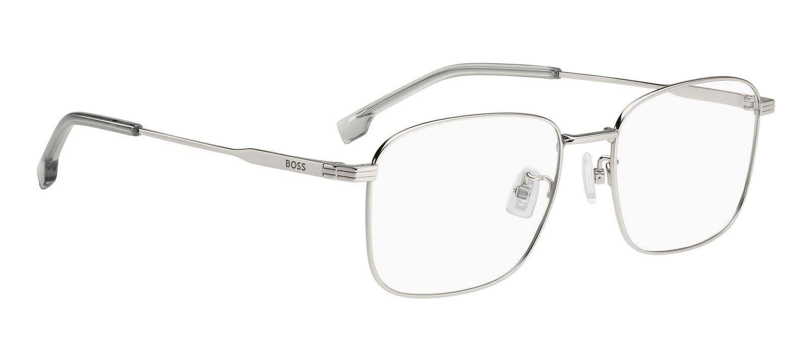 HUGO BOSS 1798/F 010 RECTANGULAR / SILVER