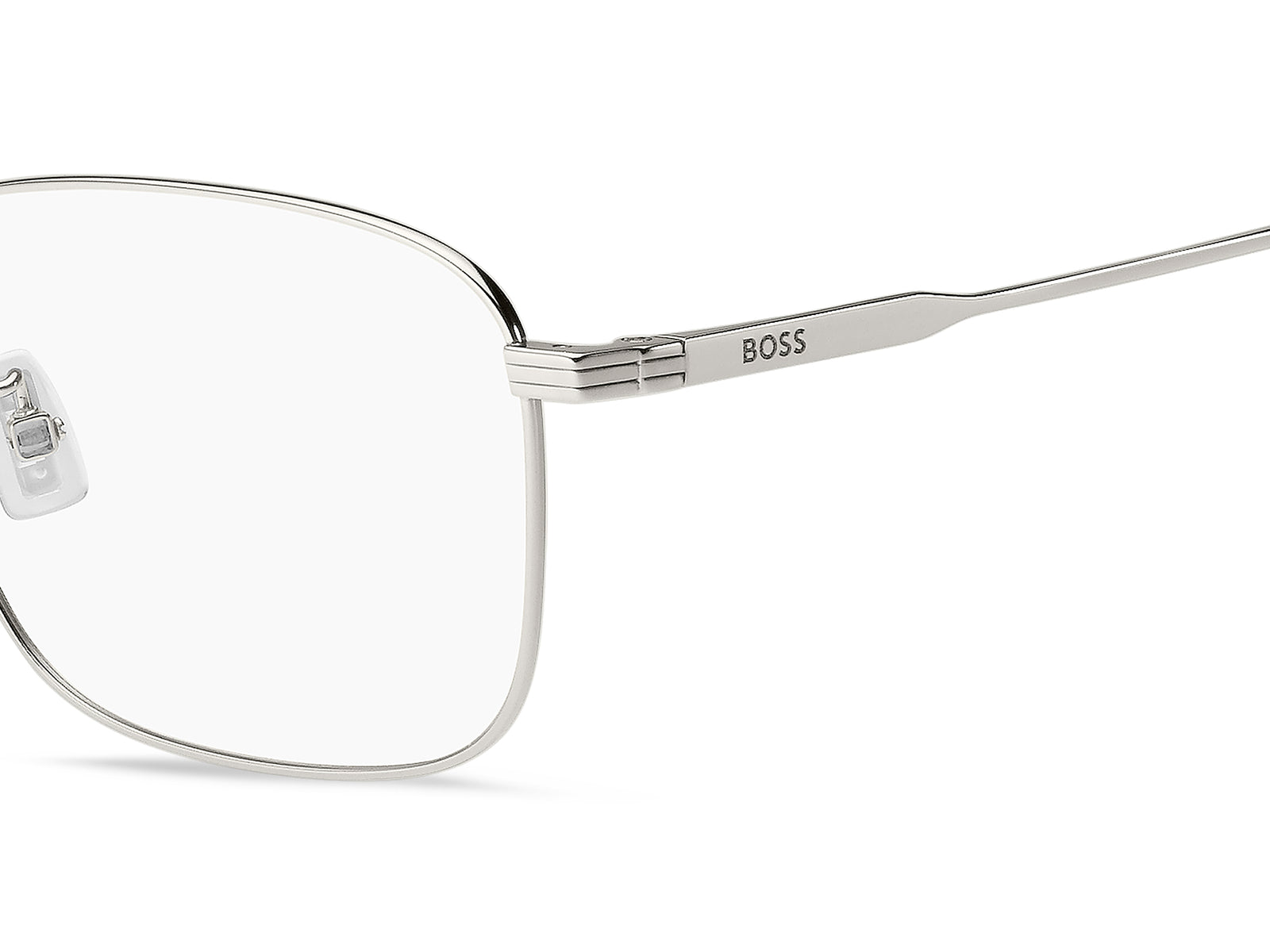 HUGO BOSS 1798/F 010 RECTANGULAR / SILVER