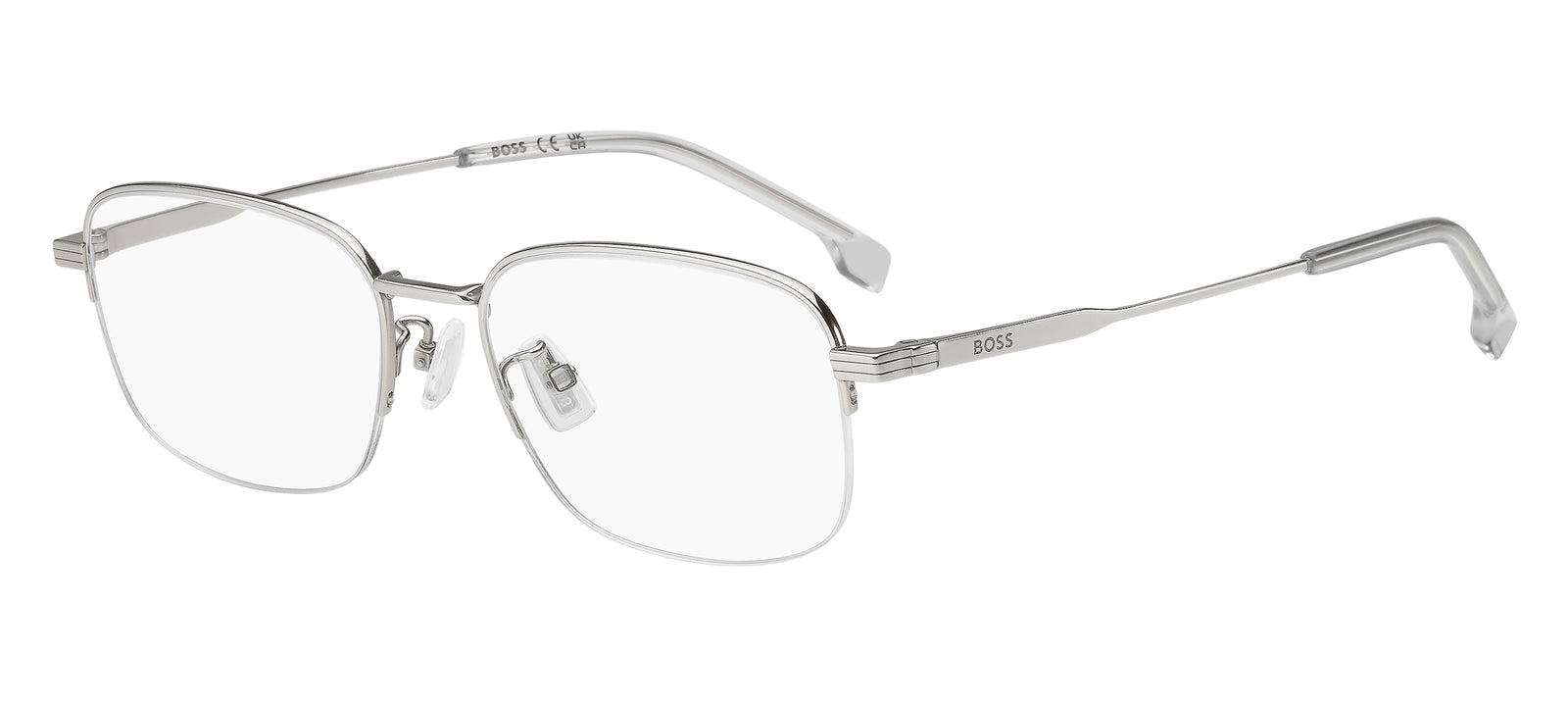 HUGO BOSS 1799/F 010 RECTANGULAR / SILVER