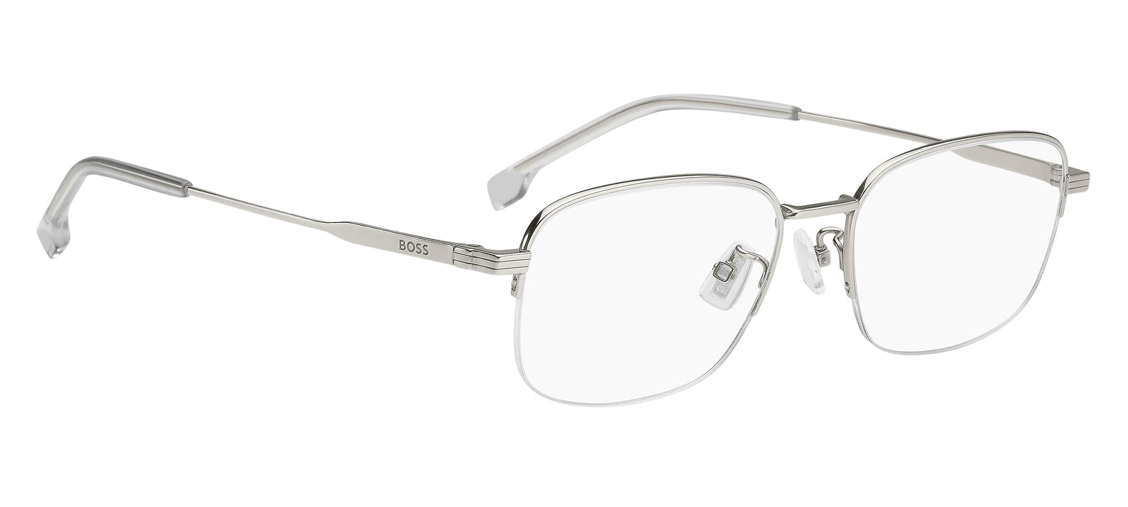 HUGO BOSS 1799/F 010 RECTANGULAR / SILVER