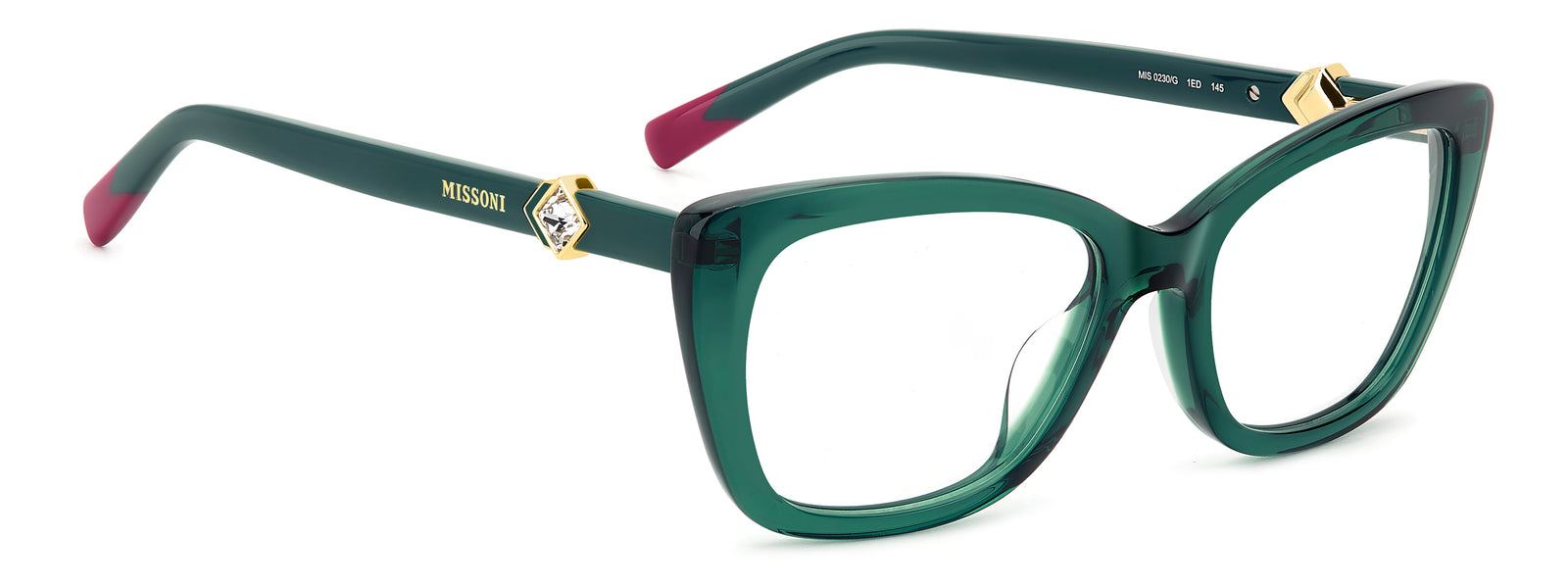 MISSONI MIS 0230/G 1ED RECTANGULAR / GREEN