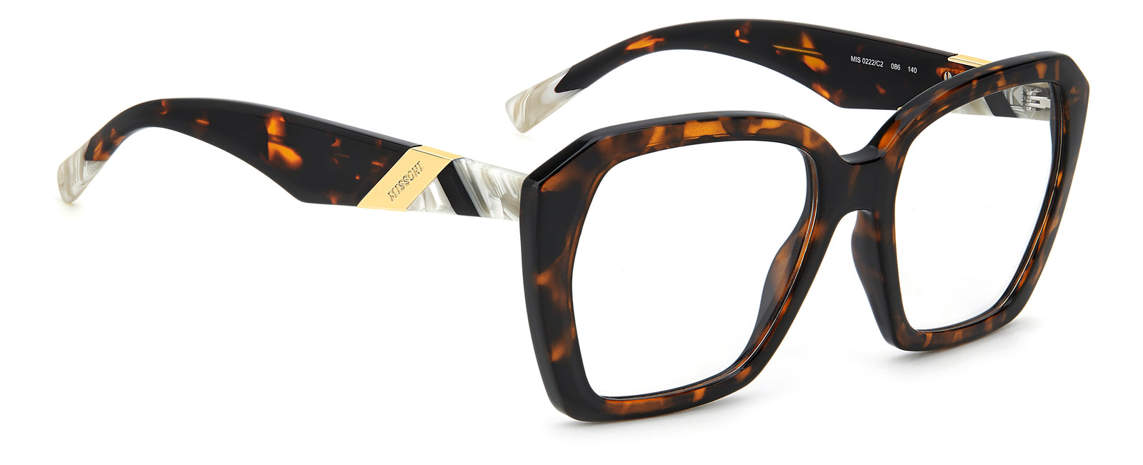 MISSONI MIS 0222/C2 086 RECTANGULAR / HAVANA