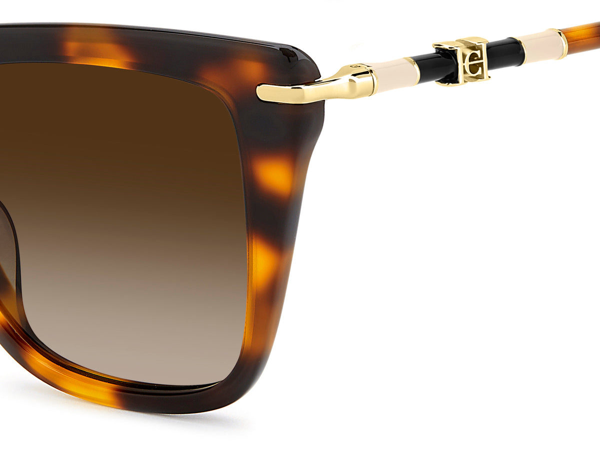 CAROLINA HERRERA HER 0351/G/S 086 CAT EYE / HAVANA