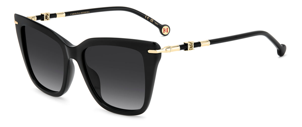 CAROLINA HERRERA HER 0351/G/S 807 CAT EYE / BLACK
