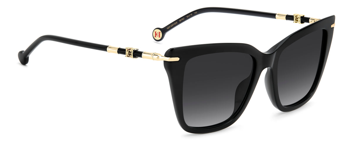 CAROLINA HERRERA HER 0351/G/S 807 CAT EYE / BLACK