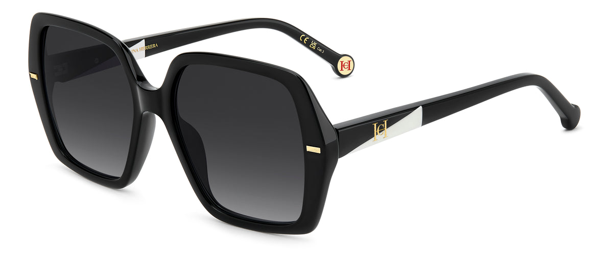 CAROLINA HERRERA HER 0332/G/S 807 SQUARE / BLACK