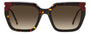 CAROLINA HERRERA HER 0348/S 086 RECTANGULAR / HAVANA