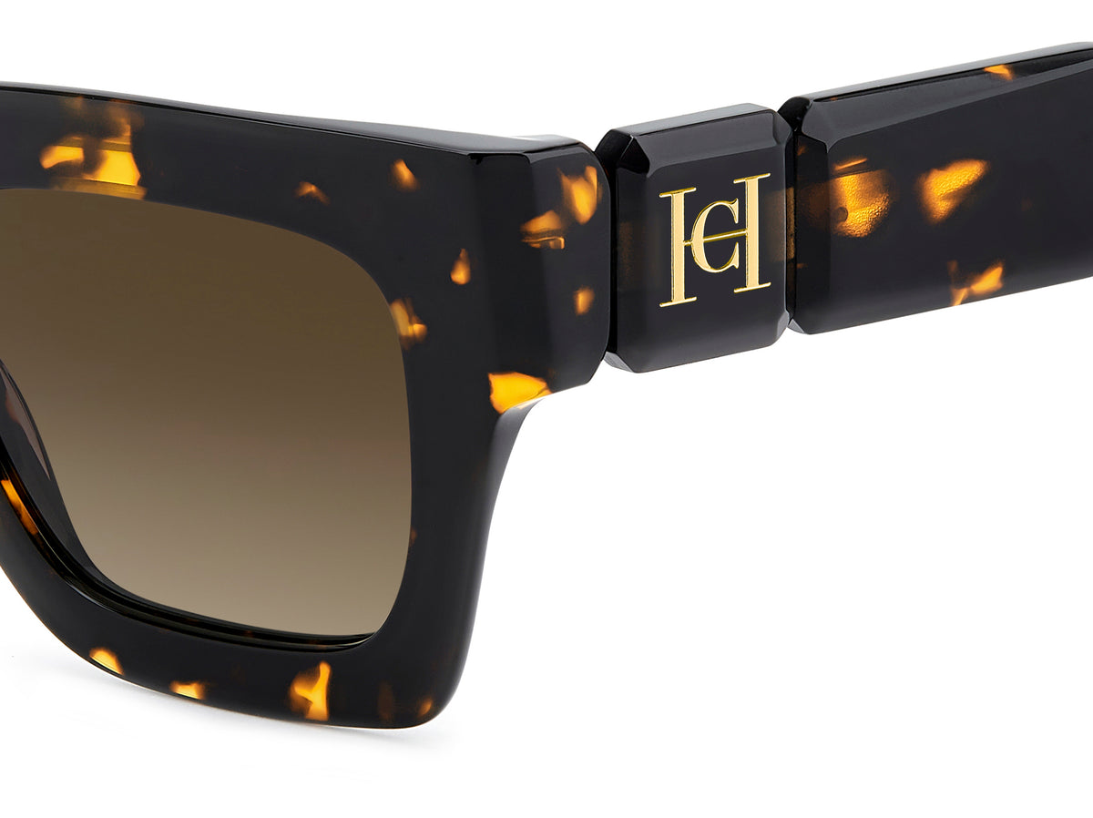 CAROLINA HERRERA HER 0328/S 086 SQUARE / HAVANA