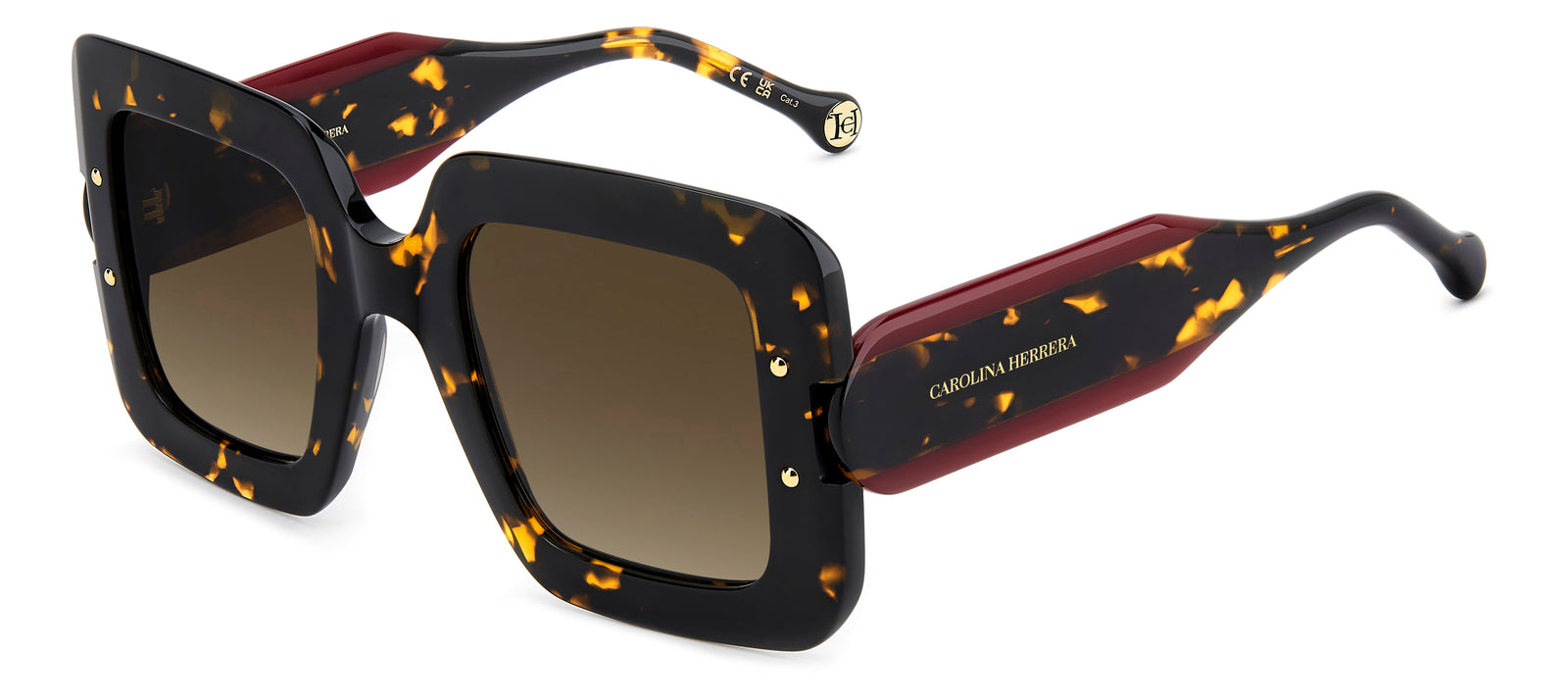 CAROLINA HERRERA HER 0322/S 086 SQUARE / HAVANA