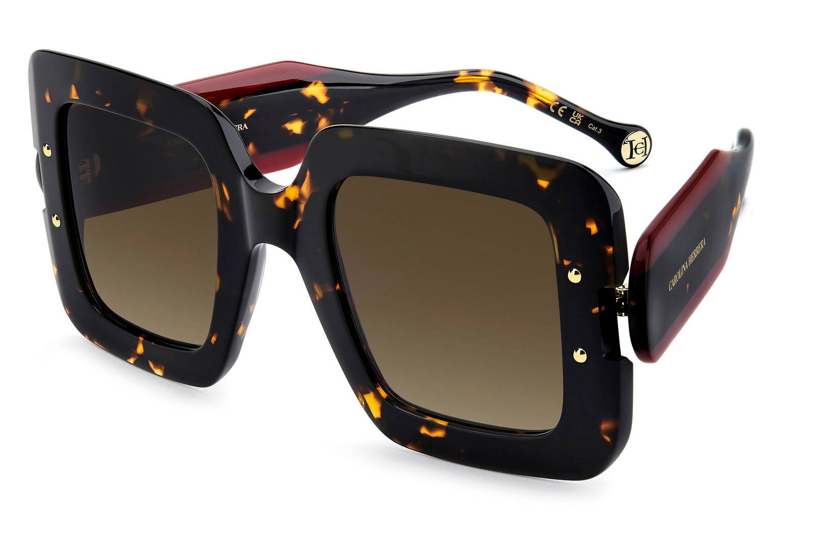 CAROLINA HERRERA HER 0322/S 086 SQUARE / HAVANA