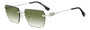 DSQUARED D2 0102/S 010 RECTANGULAR / SILVER